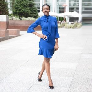 Karen Millen Bow Tie Dress